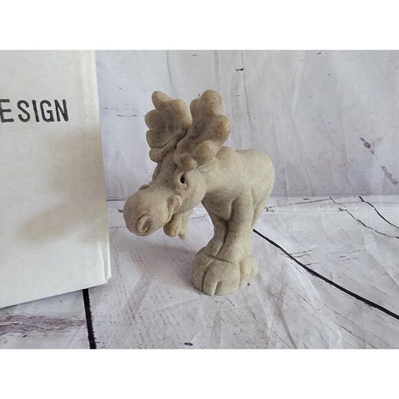 Quarry Critters 2001 Misty the Moose Second Nature Design Vintage 4in W/box - Picture 2 of 6